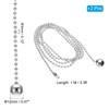 PATIKIL 1M 3.3ft Ceiling Fan Pull Chain, 2 Pcs Beaded
