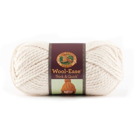 Lion Brand Yarn Wool-Ease Thick and Quick Yarn, (4-Pack), Fisherman 640-099 (Fisherman)