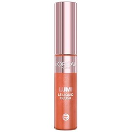 L'Oréal Paris Lumi Le Liquid Blush Glowy Warm Peach 627, Liquid Blush with a Fresh Shimmer Colour Shine, 10 ml