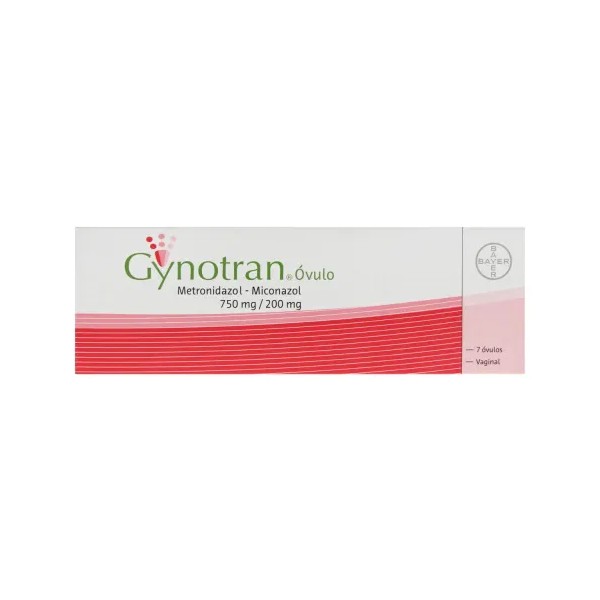 Gynotran 750/200 Mg Con 7 Óvulos Vaginales