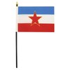 AZ FLAG YUGOSLAVIA TABLE FLAG 4'' x 6'' - YUGOSLAVIAN