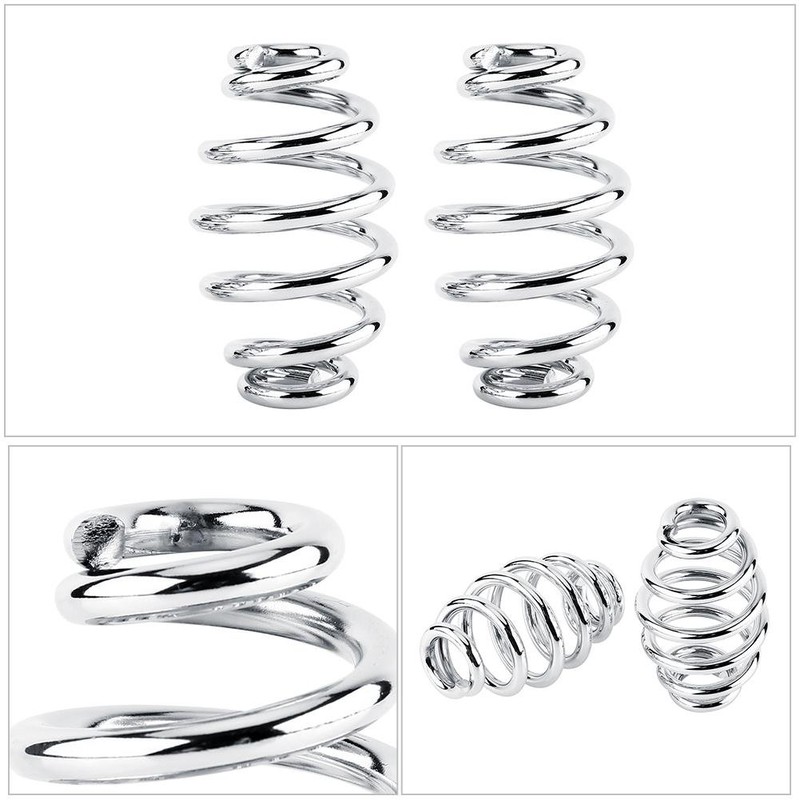 Motorcycle Seat Springs, 2 Pieces, 3 Inch Steel Seat Springs