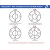 LIBRA Trailer Brake Drum Kit 12x2 8 on 6.5" B.C.