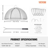 VEVOR Firepit Spark Screen Lid, 36" Diameter, Outdoor Firepit Ring