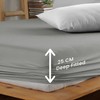 NAFAY LIVING Fitted sheet-Plain Dyed Ultra Soft Microfiber Bedding Sheet