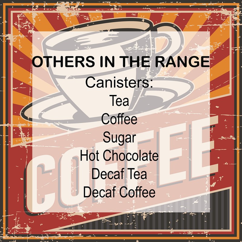 Purely Home Retro 1950s Style Sugar Canister - White Metal