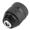 Keyless Drill Chuck, 3/8 Thread 0.8mm-10mm Keyless Metal Self-locking Drill