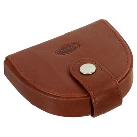Branco Leather Men's Soft Cowhide Coin Purse, brown, Modern