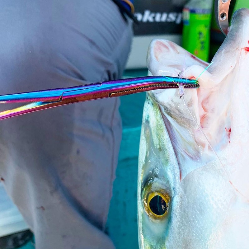 おり釣具 フィッシングプライヤー 針外し レインボーフォーセップ 18cm (ori-785068)