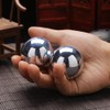 1.9" Stainless Steel Baoding Balls with Carry Pouch.Chinese Massage Health