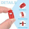 PATIKIL Plastic Cord Lock, 10 Pack Single Hole Spring Toggle