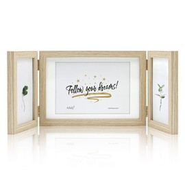 Afuly Multiple Photo Frame 7x5 6X4 Wooden Oak Pictures Frame For Family for Wall and Tabletop Desktop