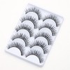 5 Pairs Soft False Eyelashes Natural 3D False Eyelashes Shiny
