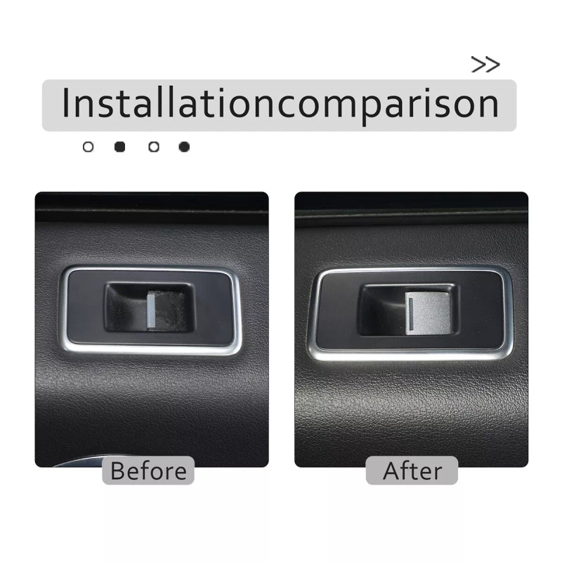 car-attention Interior Window Switch Button Cover Trim For Land Rover