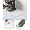 SUEH DESIGN Coffee Mat, Absorbent Dish Drying Mat 19.6 x