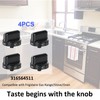 Upgrade 316564511 Stove Knobs Replacements, Only Compatible with Frigidaire Gas