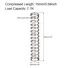 TOP-VIGOR 30Pcs Compression Spring, 4mm OD, 0.4mm Wire Size, 25mm