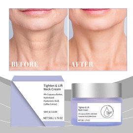 OSIZA Neck Firming Cream for Tightening and Lifting, Moisturizing Neck Cream for Sagging Skin, Neck Skin Care for Women, Reduces Wrinkles & Improves Elasticity (1.76 OZ)