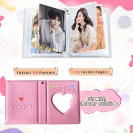 3 Inch Kpop Photocard Binder (Pink)