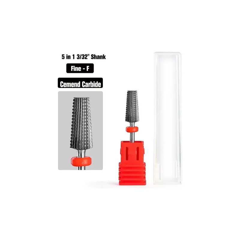 Punta 5 En 1 Limas Para Uñas Sellado Conica Profesional