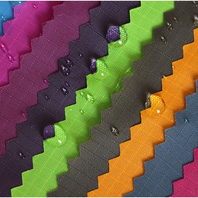 Waterproof Ripstop Woven Dyed Nylon Fabric Tear Resistant 60 Inch