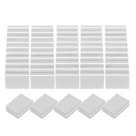 sourcing map 20pcs Mini Nail Buffers, 100/180 Grit Nail Sanding Blocks, Bulk Nail Buffing Polishing Blocks Professional Nail Polisher Set for Acrylic and Natural Nails, Gray