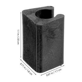 ARTIBETTER U-Shape Furniture Pads with Plastic Foot Pad Hooks 24Pcs Felt Chair Leg Floor Protectors for Hardwood Floors and Furniture