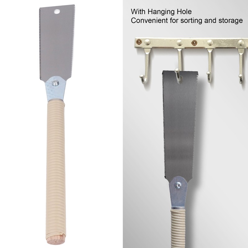 Double Sided Saw Flush Cut Hand Pull Saw Woodworking Cutting