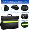 6500°F Large Fireproof Document Organizer with Lock,10 Layers Heat Insulated＆Waterproof