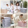 Ultra Space Saving Self Compression Organizers, 4 Pack Double Zipper