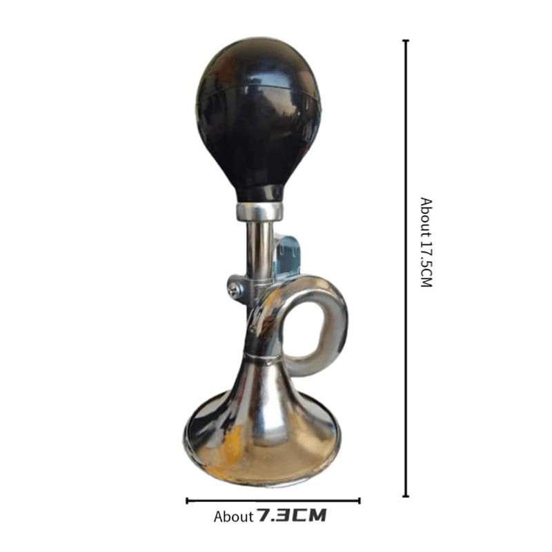 Snblzhef Bicycle Snail Air Horn, Loud Sound, Elbow Retro Horn,
