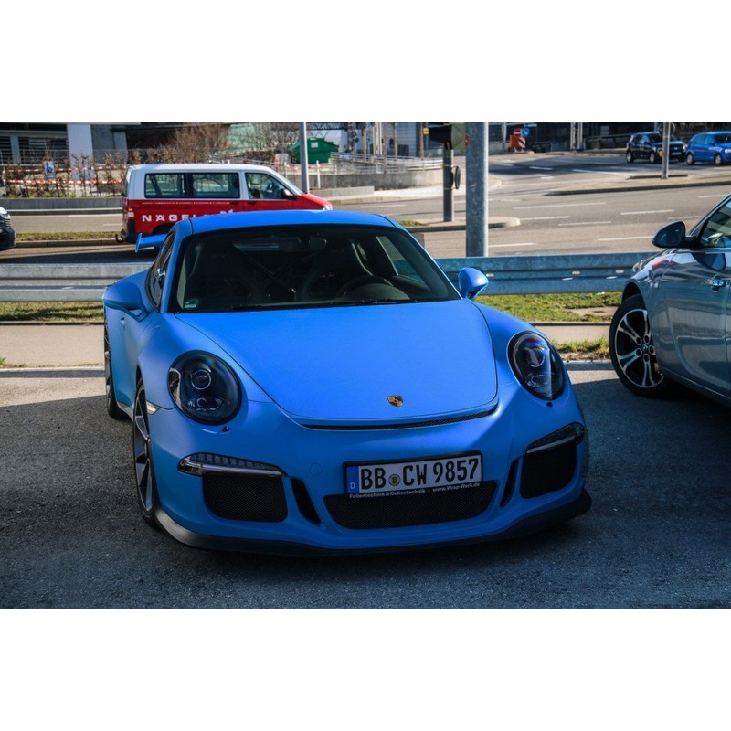 VViViD+ Matte Sky Blue Vinyl Wrap Adhesive Film (3ft x
