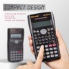 Flutesan Calculadora científica de ingeniería de 2 líneas, calculadora matemática