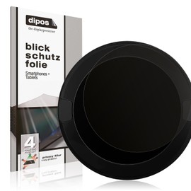 dipos I Blickschutzfolie kompatibel mit OOONO P-Disc NO2 Display-Schutzfolie matt mit 4-Wege Sichtschutz-Effekt