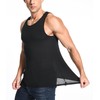 Comfneat Men's 6-Pack Ribbed Tank Tops Cotton Comfy Fit Undershirts