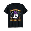 Forget Candy Give Me A Cat Groovy Ghost Holding Black