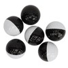 6PCS Golf Balls Synthetic Rubber Resin Putting Practice Ball for