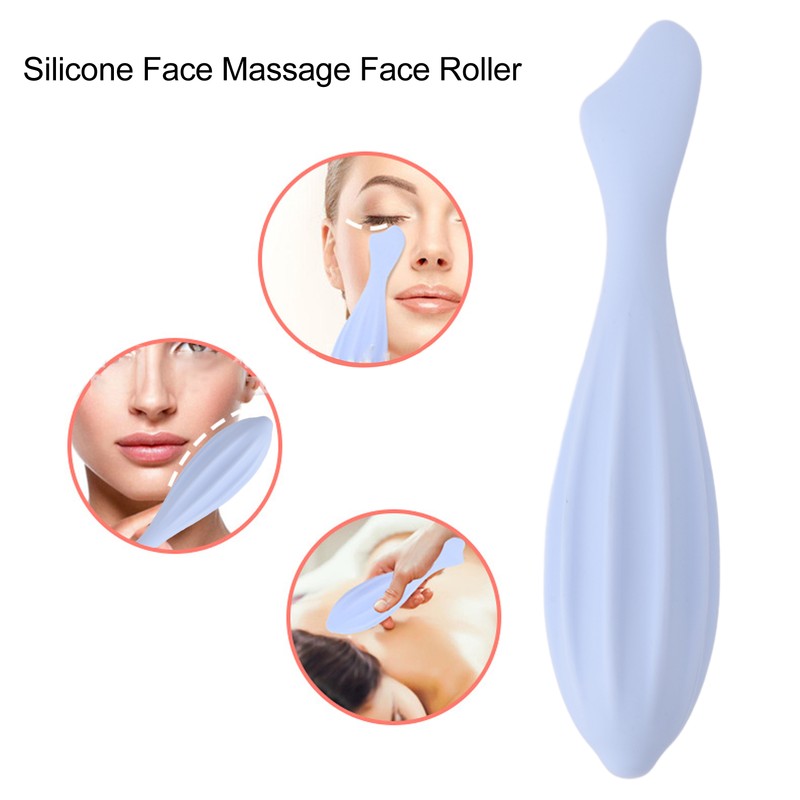 Face Massage Face Roller Promote Circulation Silicone Handheld Facial Massager