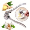 Professional Premium Kitchen Stainless Steel Garlic Press No Peeling Required,for