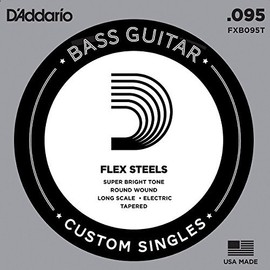 D'Addario FXB095TFlexSteels Single String for Bass Guitar