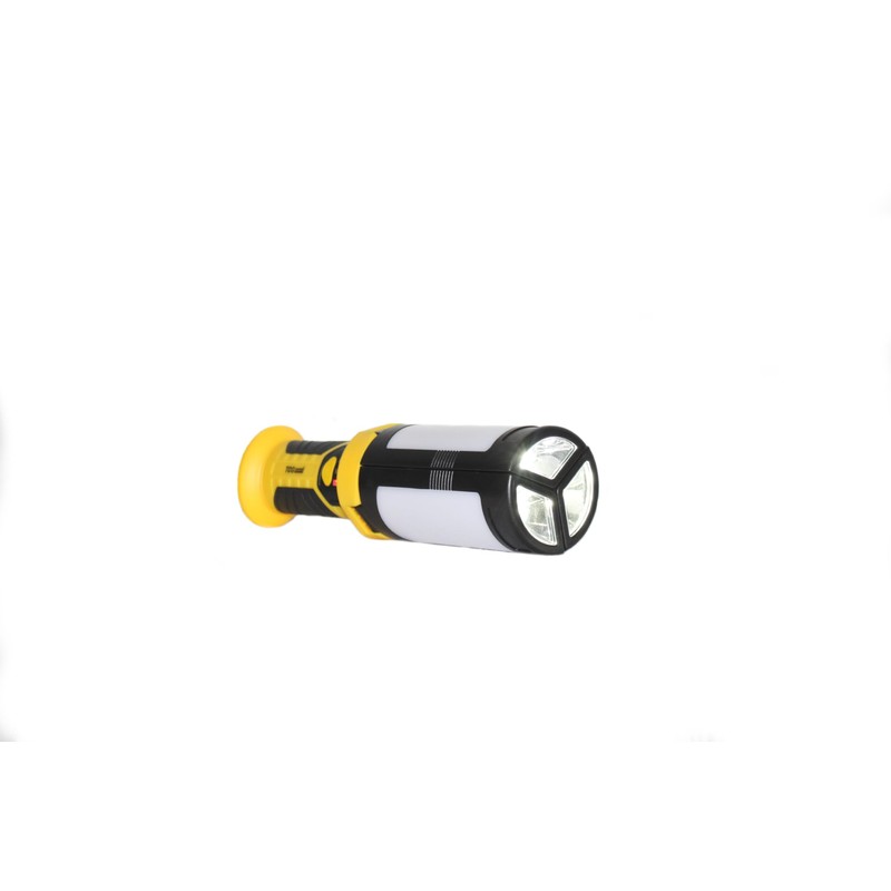 TCG Charged Portable LED Work Flashlight - Adjustable Tri-Blade Design