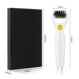Craft 3 in 1 Multipurpose Craft Tool Set, Punch Brush, 3 in 1 Weeding Tool Brush, Scraper, Piercing, Embossing and Die Cutting Accessories, Retractable Design, DIY Scrapbooking Accessories, Punching