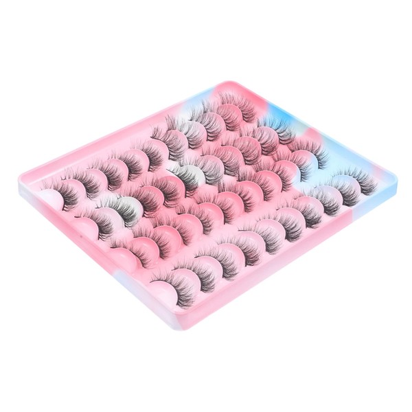 WOONEKY False Eyelashes in Bulk 20 Pairs Imitation Lashes Easy