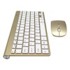 Gold Wireless Keyboard and Mouse, Wireless Mouse and Keyboard Combo,