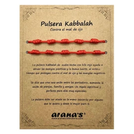 arana's - Bracelet 7 Knots Red Women Men Children Babies - For the Evil Eye - Red Thread Protection Negative Energy - Good Luck and Friendship Amulet - Prosperity Family Friends Couples, Ajustable de