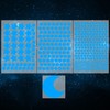 Glow Ceiling Stars Blue for Kids Bedroom, Glow in The