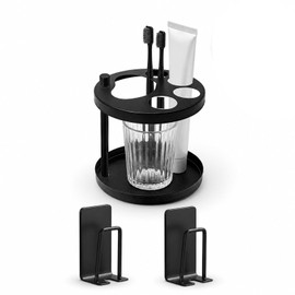 Toothbrush Holder Set - Toothbrush and Cup Holder - Toothbrush Cup