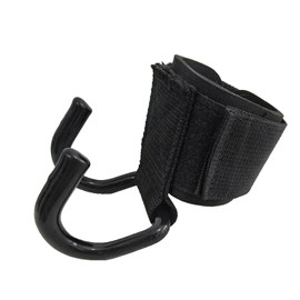 Dafape Men Women Weight Lifting Wrist Strap, Power Lifting Hooks Strength Training Deadlift Straps for Weightlifting Gym Powerlifting Workout Bodybuilding (Black)