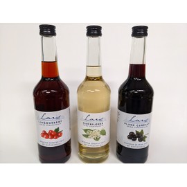 Lars Drink Concentrate - 3 pack - Lingonberry, Elderflower, Black Currant