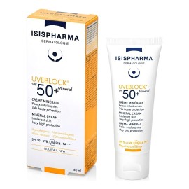 Uveblock Fps50+ Mineral Invisible 40ml Isispharma